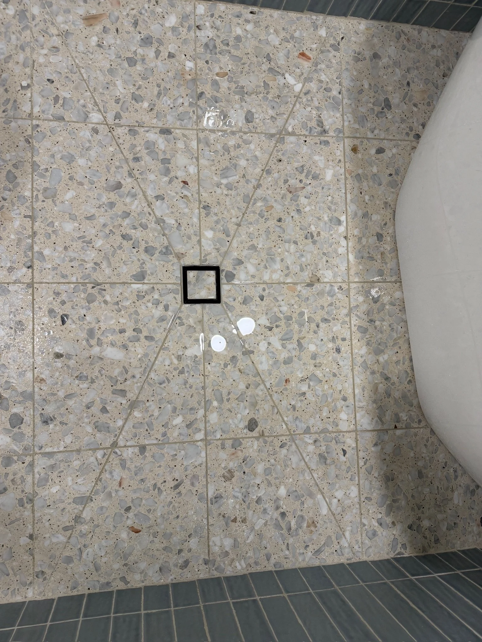 Cemento Panarea Sand 16x16 Terrazzo Tile