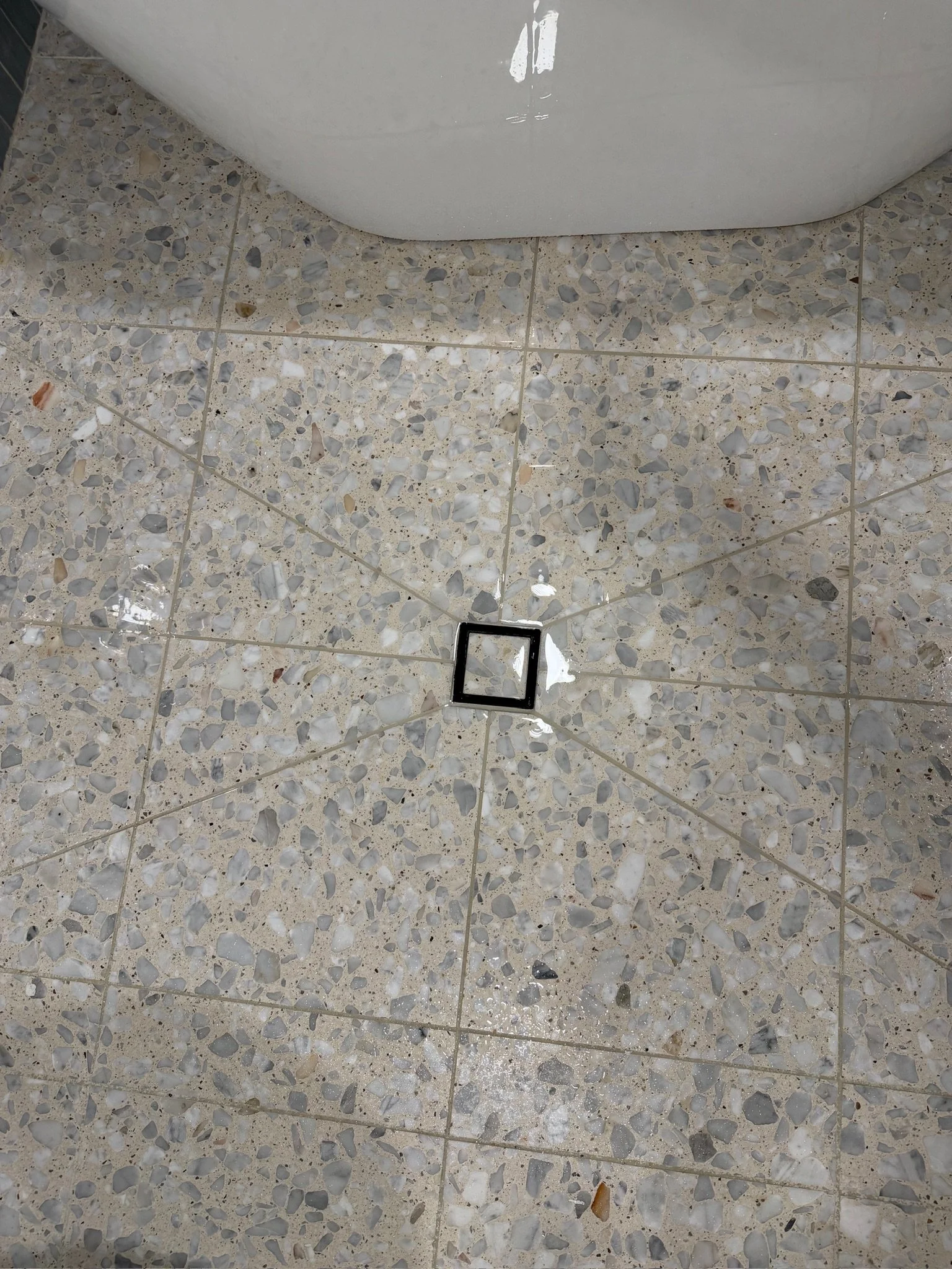 Cemento Panarea Sand 16x16 Terrazzo Tile