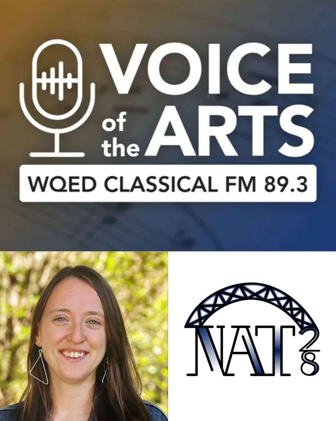 Listen to our clarinetist &amp; executive director Allyson Huneycutt talk about this Saturday&rsquo;s concert on @wqedfm &lsquo;s Voice of the Arts podcast! 

Search for &ldquo;WQED Voice of the Arts&rdquo; or copy this link:

https://www.wqed.org/po