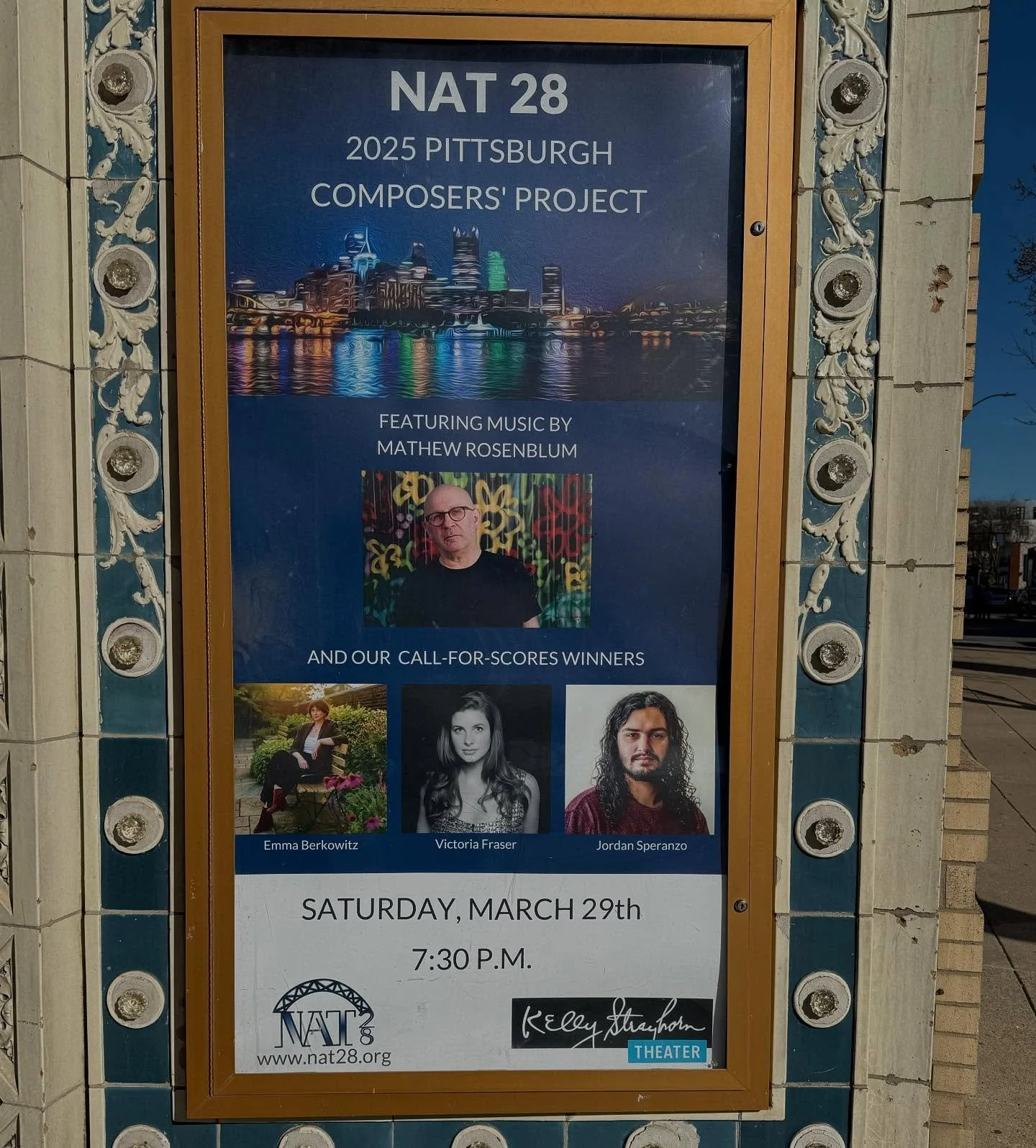 Our poster is up at @kstheater &hellip; will we see you there next week? Join us March 29th! #newmusic #pittsburghmusic #pghcreative #localmusic #contemporarymusic