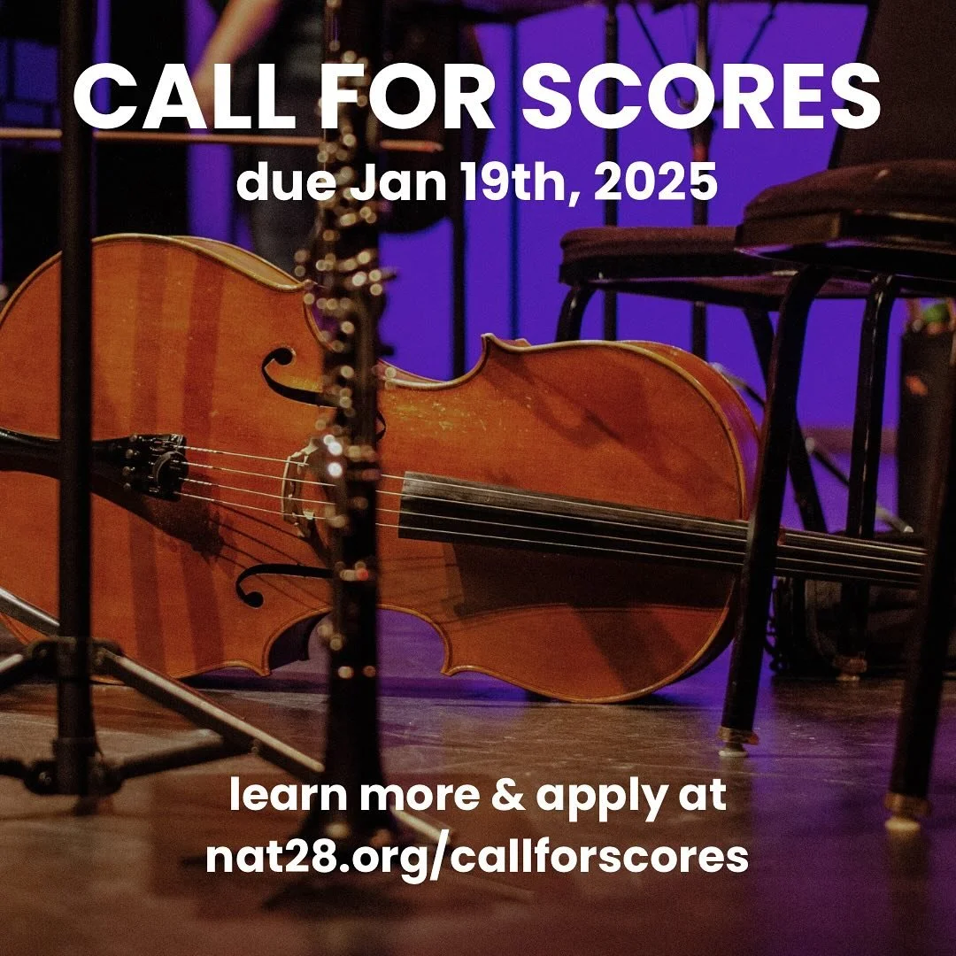 Just a few hours left to apply - submissions are due at 11:59pm tonight! nat28.org/callforscores