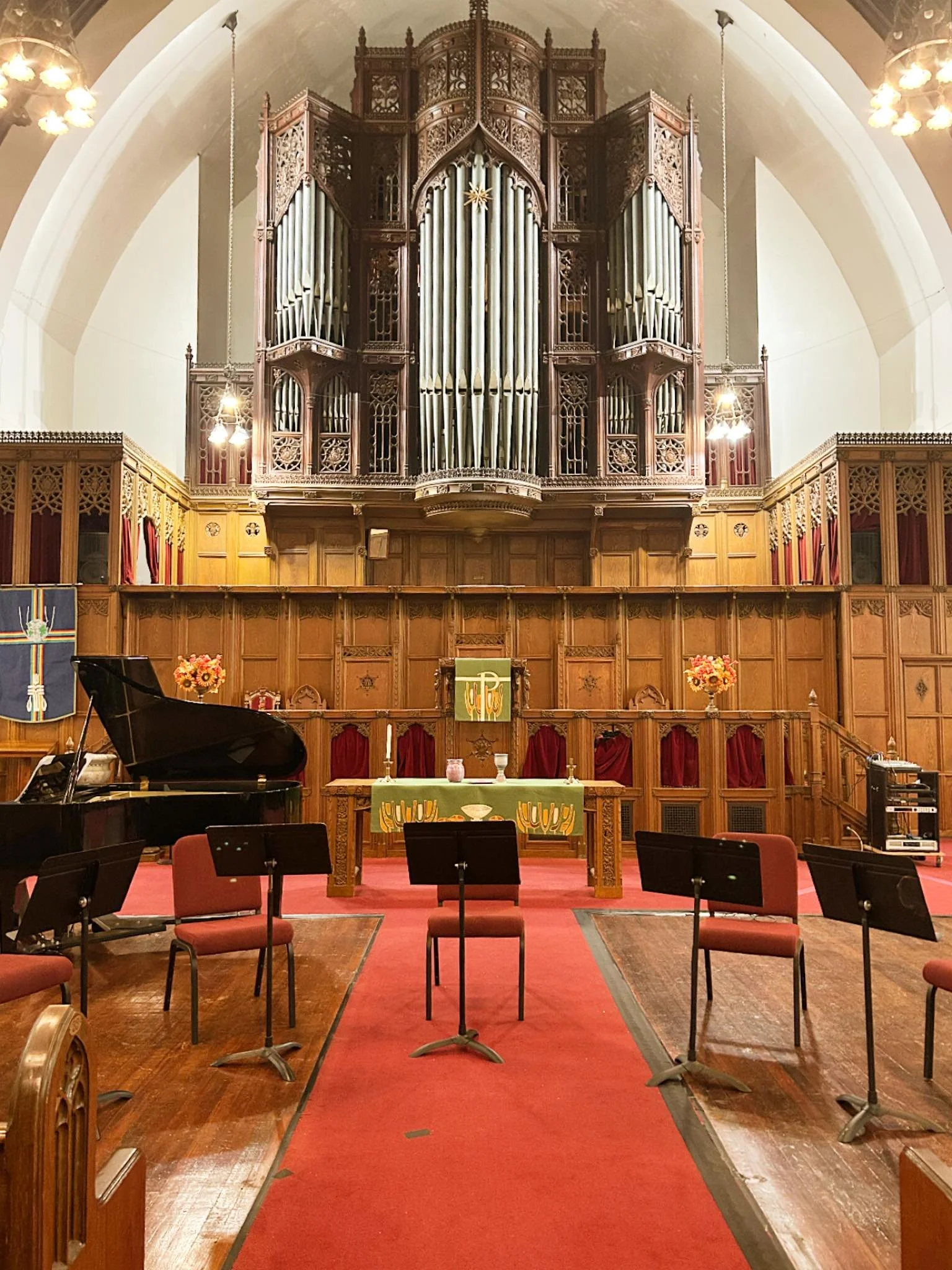 sound check time&hellip; looking forward to tonight&rsquo;s concert! Join us at 7:30 at @fpcedgewood 🎶