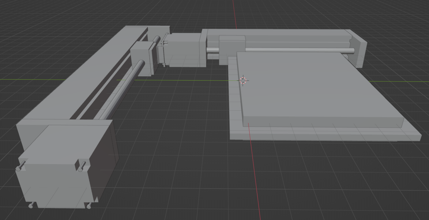 Recreated the hardware in Blender for accuracy and perspective