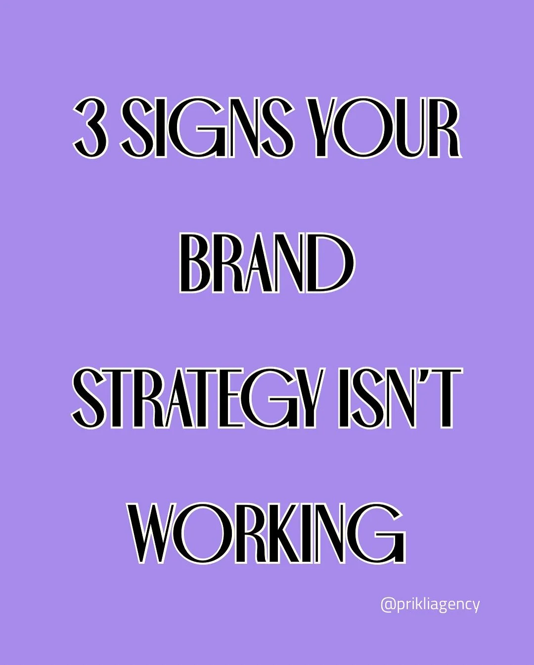 If your brand is posting consistently but still not seeing results &mdash; it&rsquo;s not just a content issue.

It&rsquo;s a strategy issue.

Here are 3 signs your brand strategy might need a serious reset:
	1.	Your audience seems confused about wha