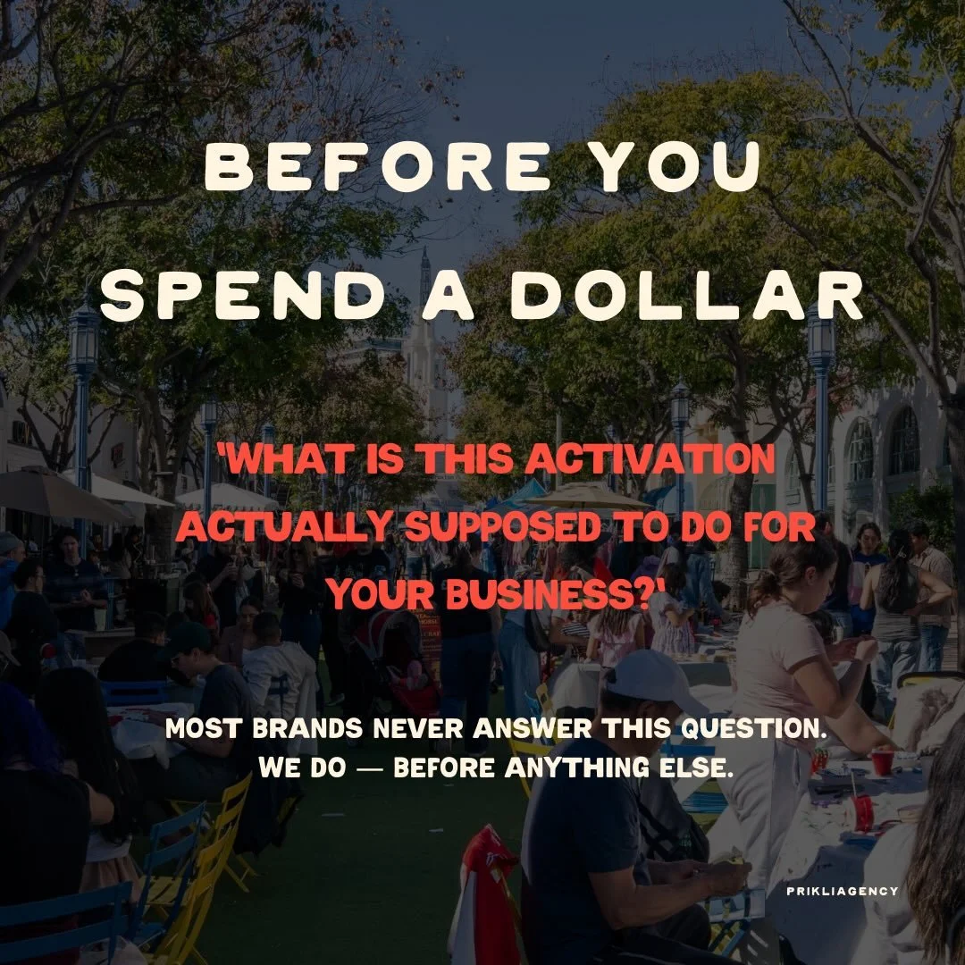 Real talk &mdash; most brands I see jump straight to the fun stuff.
The venue. The vendors. The aesthetic.
And then they&rsquo;re standing there after the event wondering why nobody converted.

I&rsquo;ve seen it so many times that it&rsquo;s literal