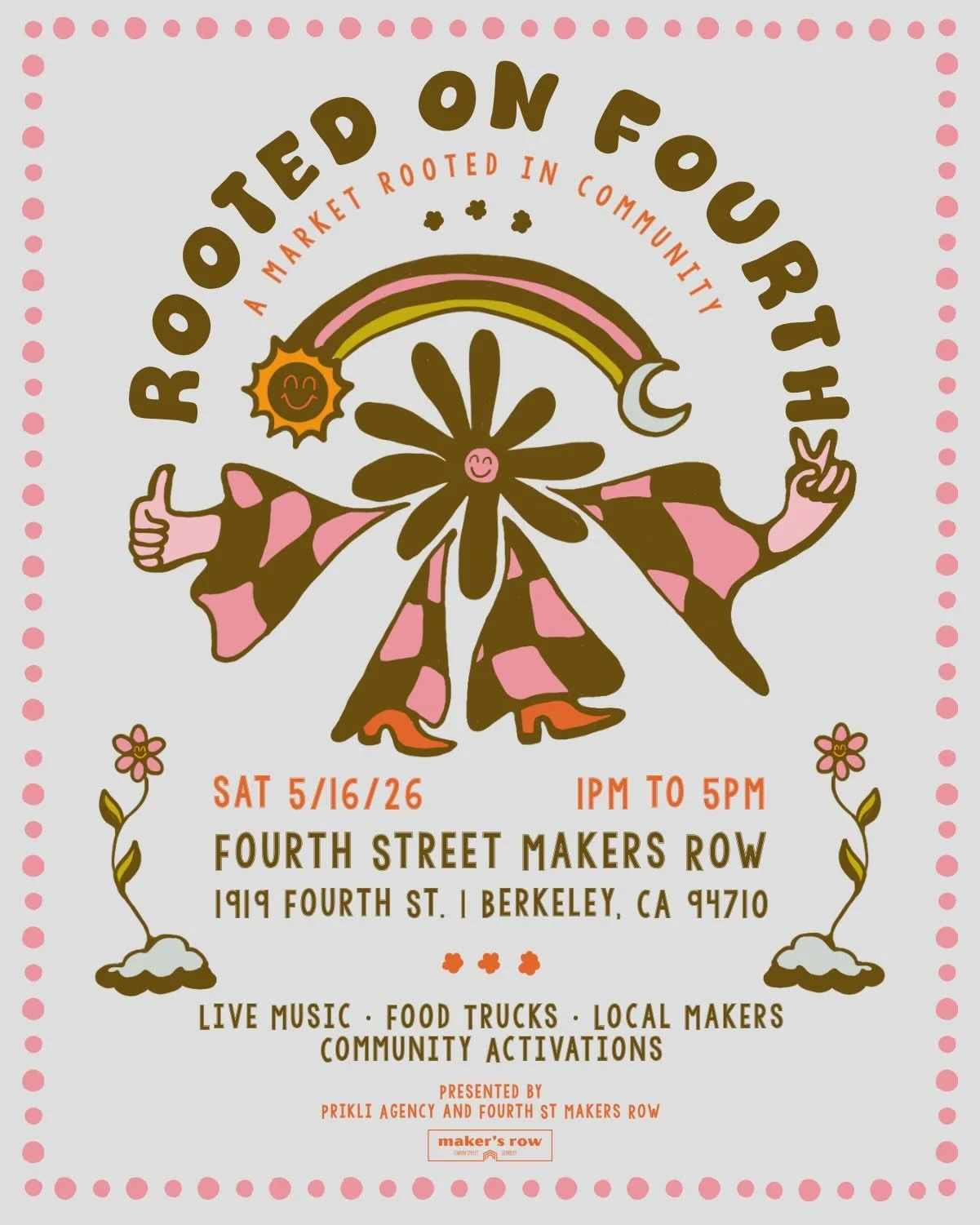 Some things are worth showing up for. 🌿

Rooted on Fourth &middot; May 16th &middot; Fourth Street Makers Row
A market rooted in community. Local makers, hands-on experiences, good food, and even better energy.

Leave with a succulent you planted yo