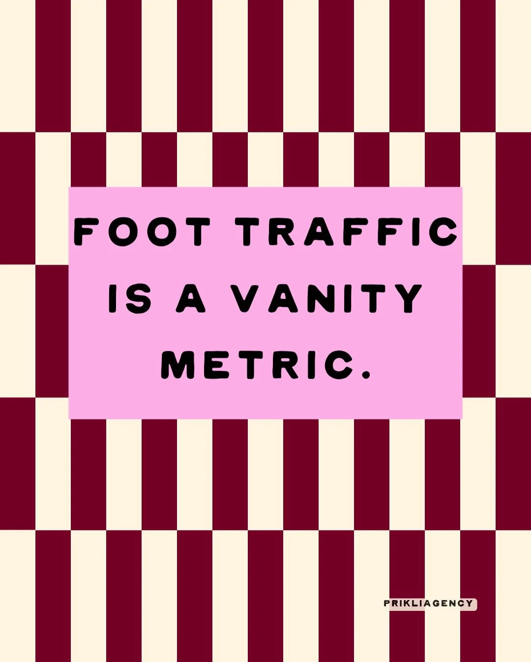 Foot traffic is a vanity metric.

A thousand people walking past your activation? That&rsquo;s not a win. A hundred people staying for an hour &mdash; eating, shopping, talking, coming back hour two &mdash; that&rsquo;s the whole game.

Dwell time is