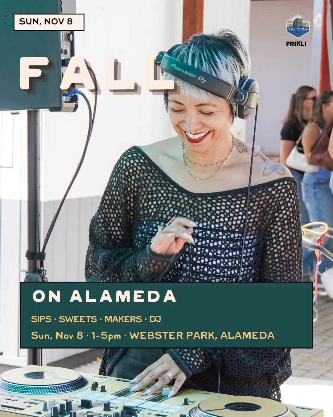 Your Sunday plans just got a lot better 🍂

Fall on Alameda is happening at Webster Park, and we&rsquo;re bringing the best of the East Bay with us: iced matcha and ube coffee, handmade empanadas, sweet treats, one-of-a-kind finds from local makers, 