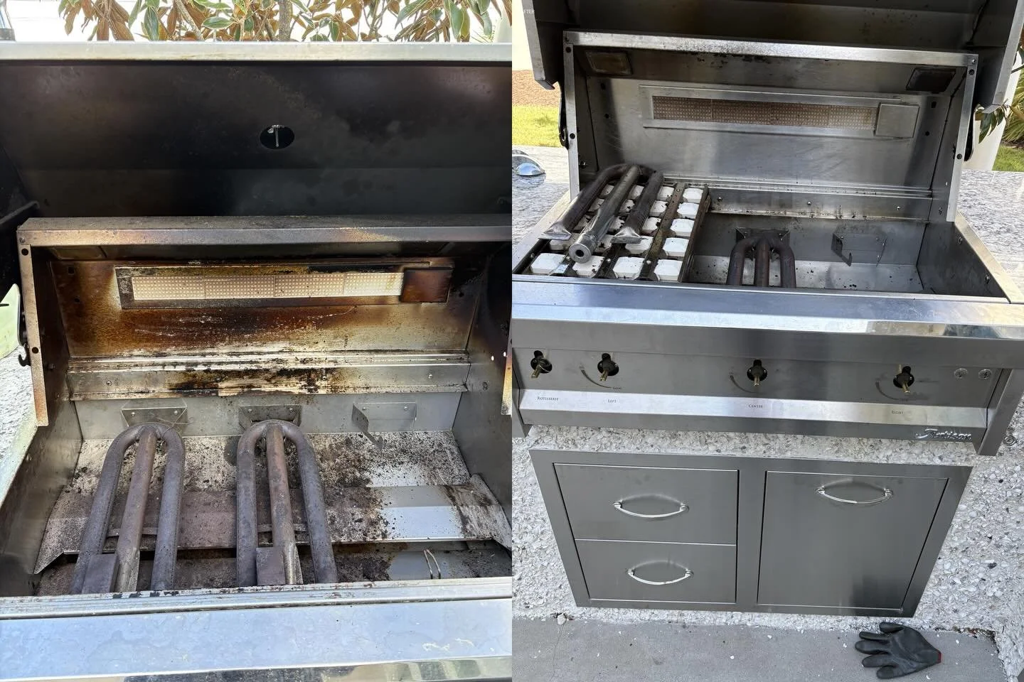 Call pristine grills for a clean grill. 📞 #glizzyszn