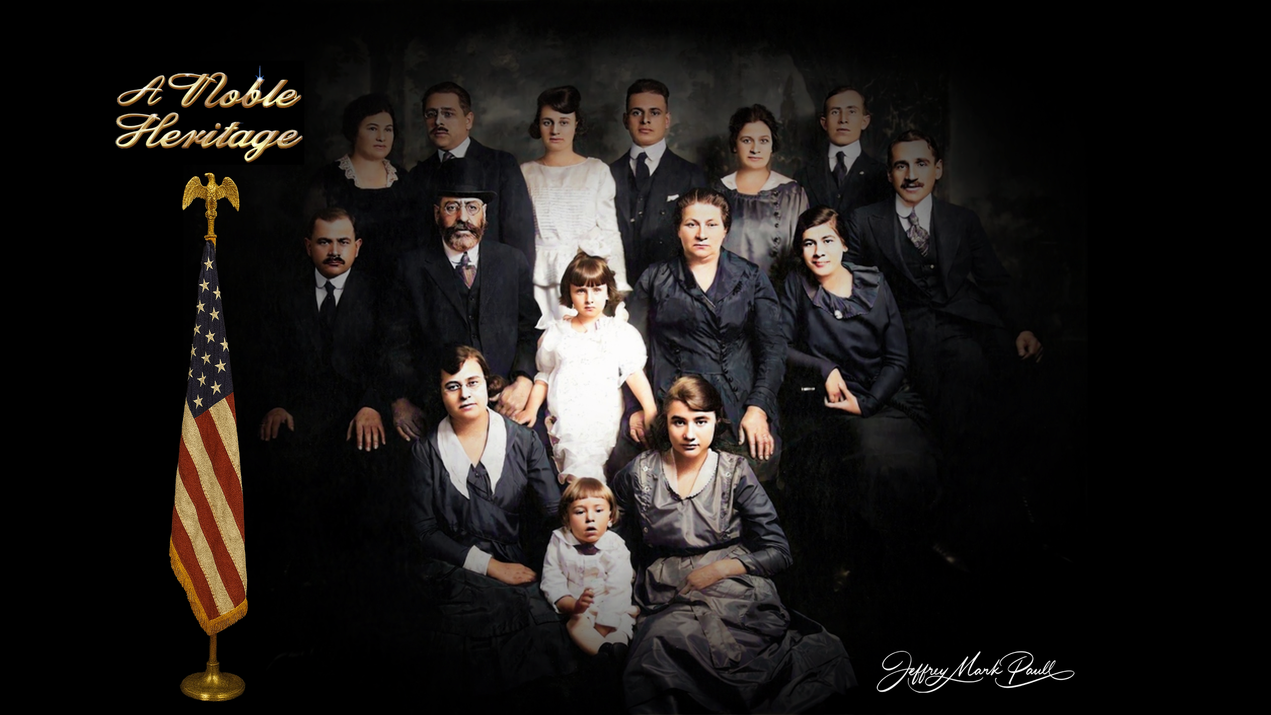 The Polonsky Family, photographed in Brooklyn, circa 1919. Newly arrived Jewish immigrants, their story of courage and faith lies at the heart of "A Noble Heritage" — a journey from memory to legacy, and a testament to the enduring power of family.