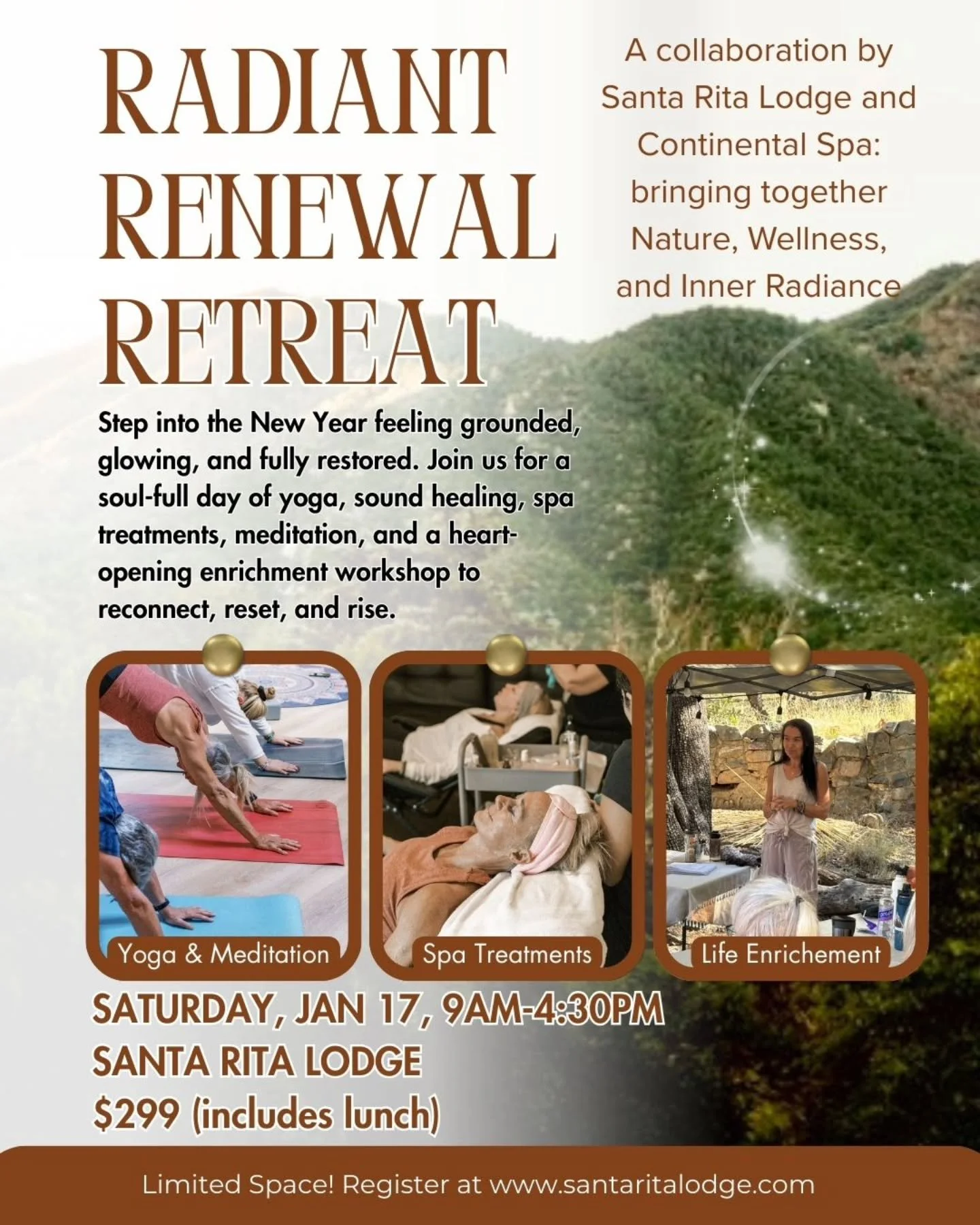✨RADIANT RENEWAL RETREAT ✨
A full-day escape in the healing beauty of Madera Canyon 🌿

If you&rsquo;ve been craving a reset&hellip; a moment to breathe&hellip; a day to feel supported, relaxed, and inspired&mdash;this is for you. 💛

Join us for an 