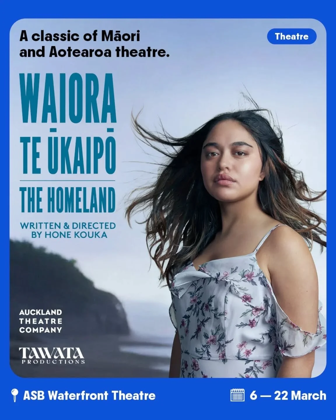 🏡Waiora Te Ūkaipō - The Homeland🏡

📅 6 -22 March 2026
📍 ASB Waterfront Theatre, AKL
💰 $30-$76
🎟 purchase from atc.co.nz

&ldquo;I am standing in the water so I can touch home&hellip;&rdquo;

Set in the summer of 1965, Waiora follows Hone, who b