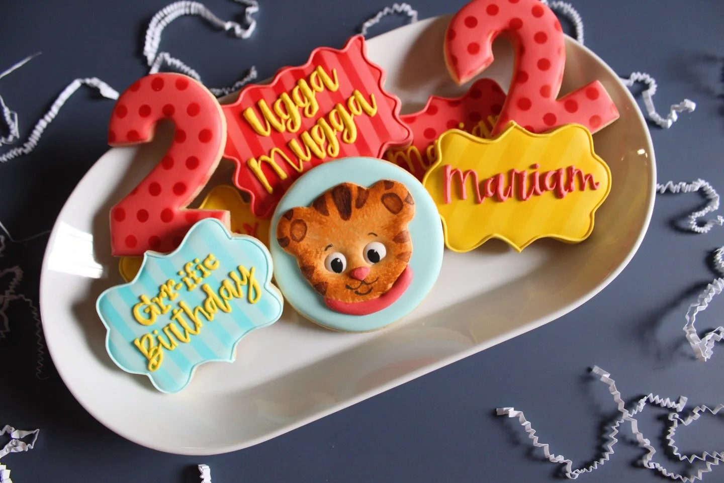 I had to google Daniel the Tiger when I got this brief, but I&rsquo;m glad I did. 

Happy 2nd Birthday, Miriam!