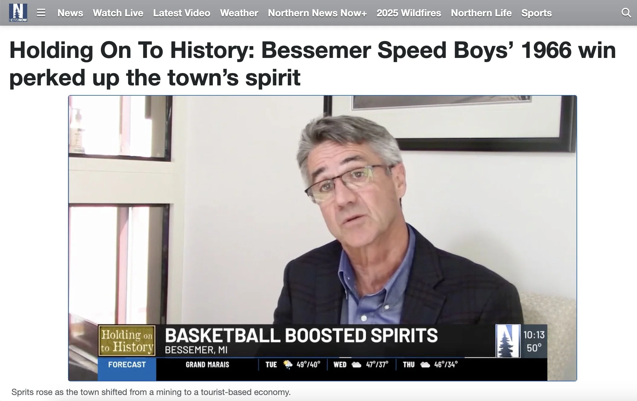 “Bring One Home” featured on Northern News Now’s “Holding On To History”