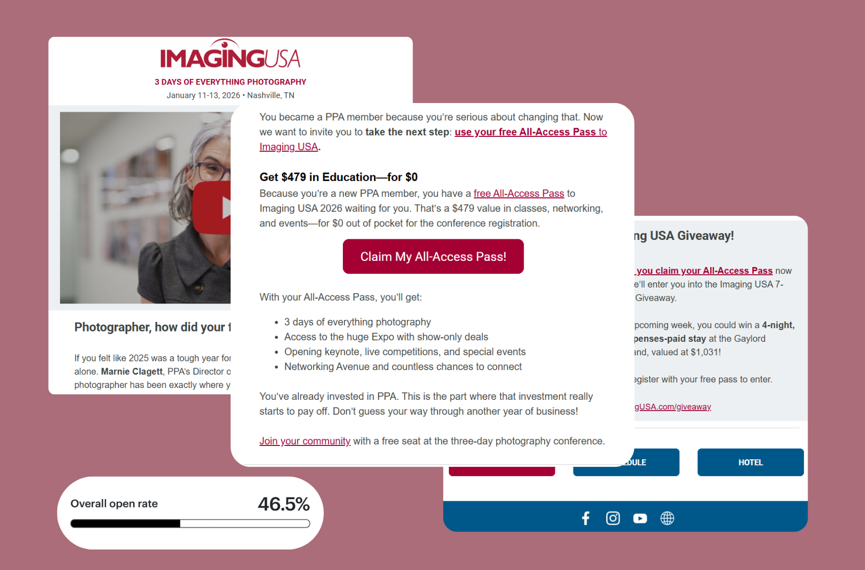 Join, Now Go! New Member Conversion Email Campaign