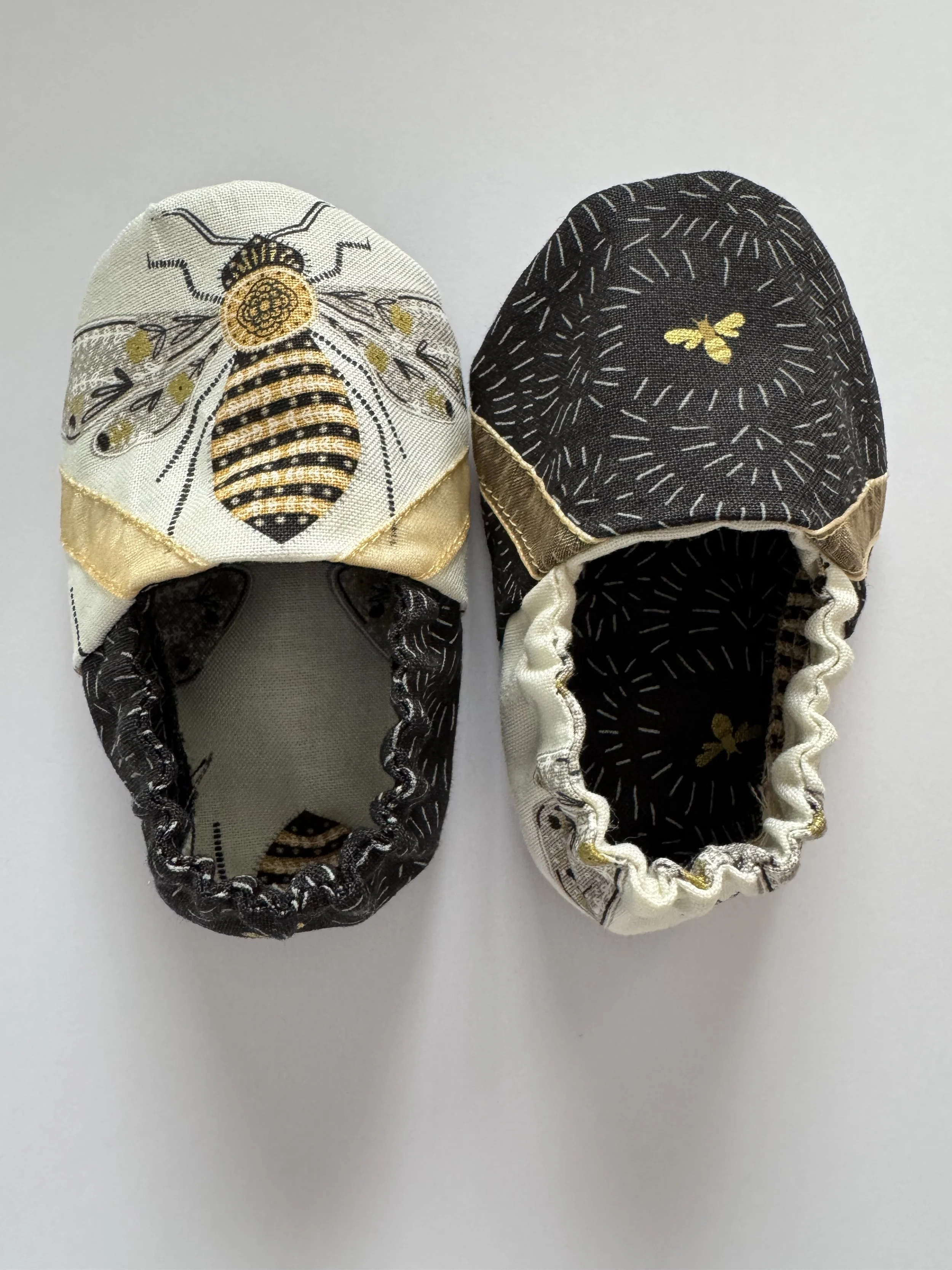 Sweet As Honey Bee Crib Shoes