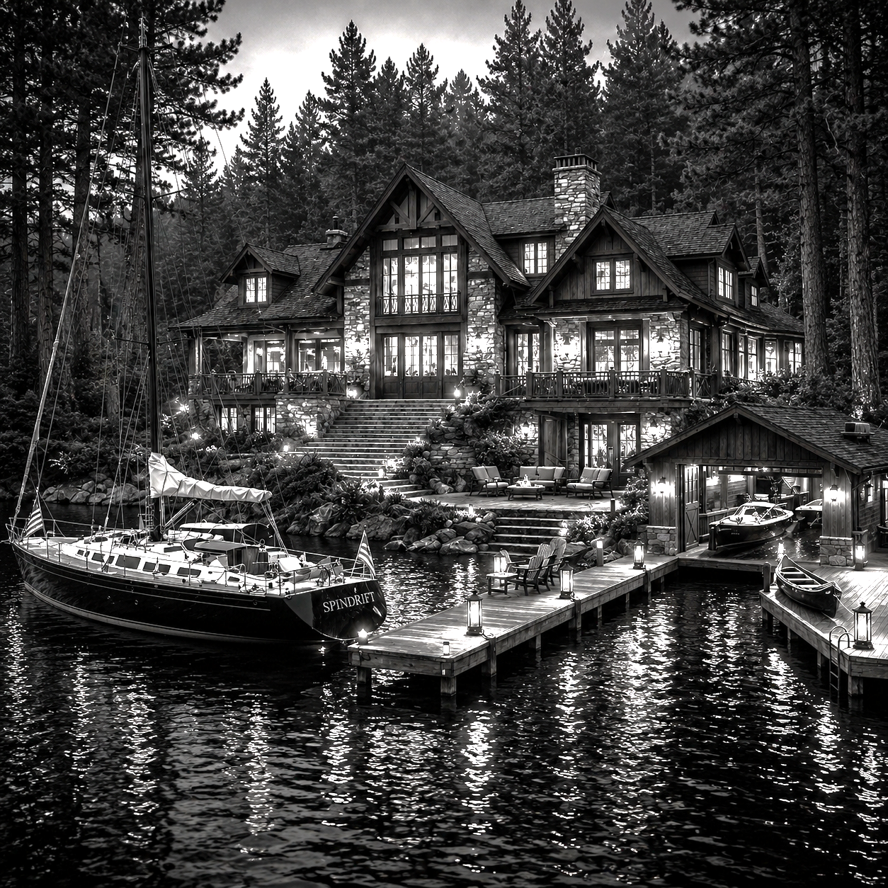Cabin at Schiller Lake