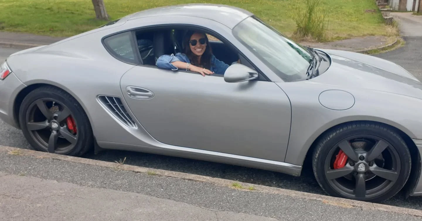 So Harry has my car less than 24 hours and he's already pulled.