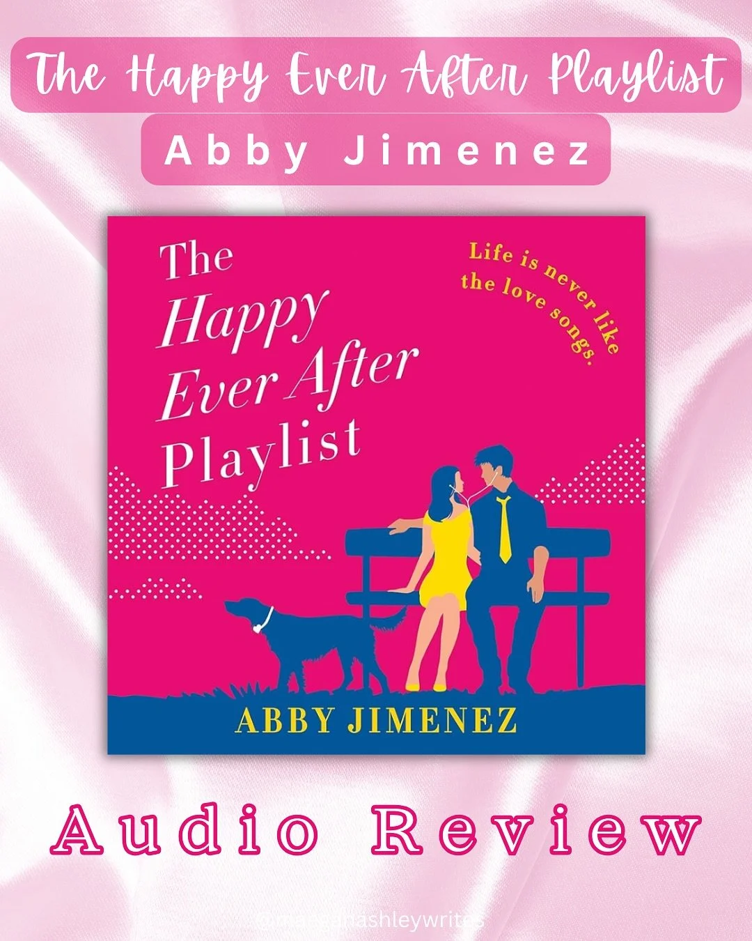✨ AUDIO Review Incoming✨
📖 The Happy Ever After Playlist
✍🏻 Abby Jimenez
💭 This story was so cute! I loved it from the beginning and finished it so fast. I love how Sloan got the love she deserved after what happened in The Friend Zone, and