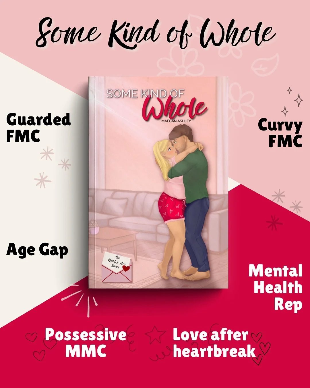 You know that feeling when you finish a book and can&rsquo;t stop thinking about the characters? Yeah. Except I WROTE them. And I&rsquo;m still obsessed. &hearts;️

#somekindofwhole @maeganashleywrites #thekindweareseries #debutnovel #debutauthor #in