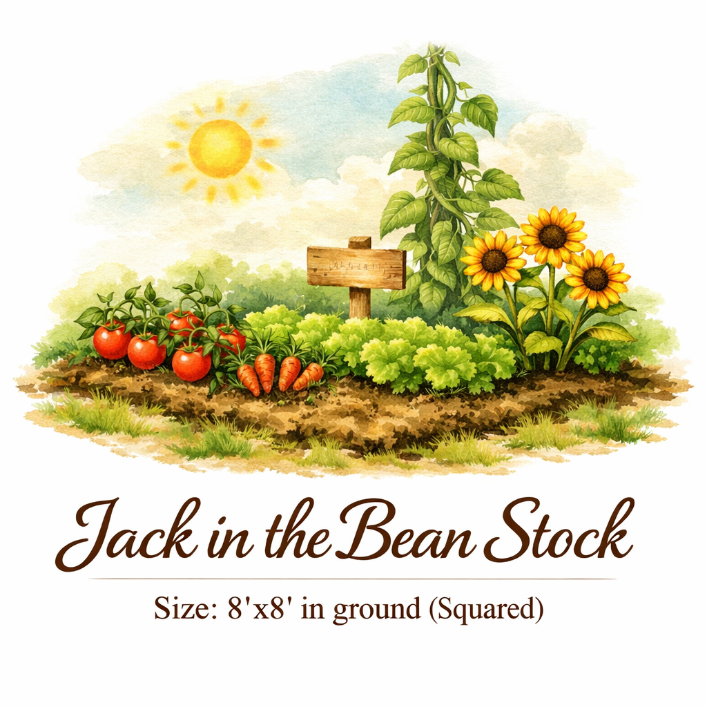 Jack in the Bean Stock 8'x8' in Ground