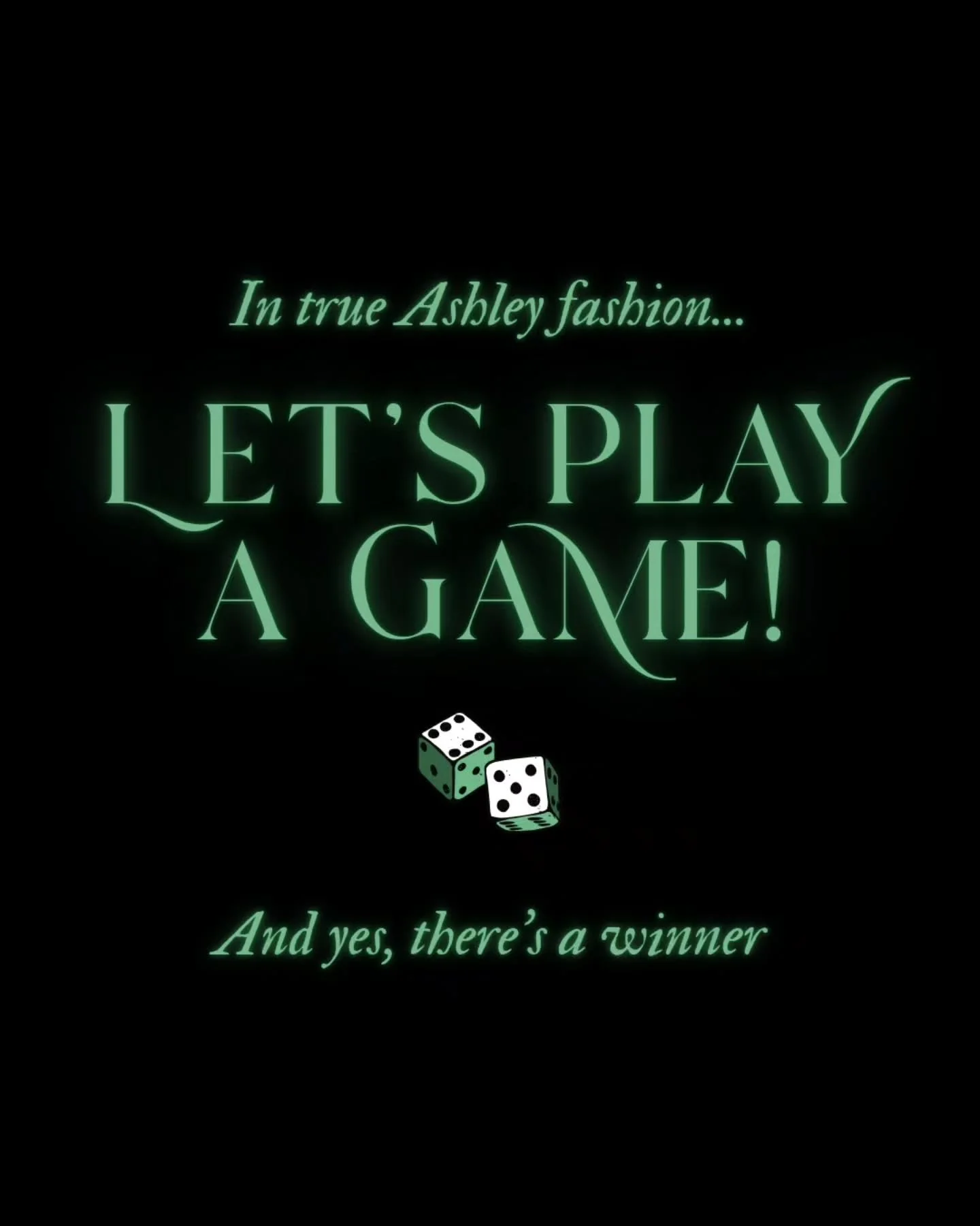 It's a title reveal game and a GIVEAWAY 🤭🥳

And it's GREEN. (Like a certain character's eyes??)

Giveaway ends at midnight on Sunday. If you loved playing the game, consider sharing it so others can play too! 🤩

#slantedlondon #slantedlondonbook2 
