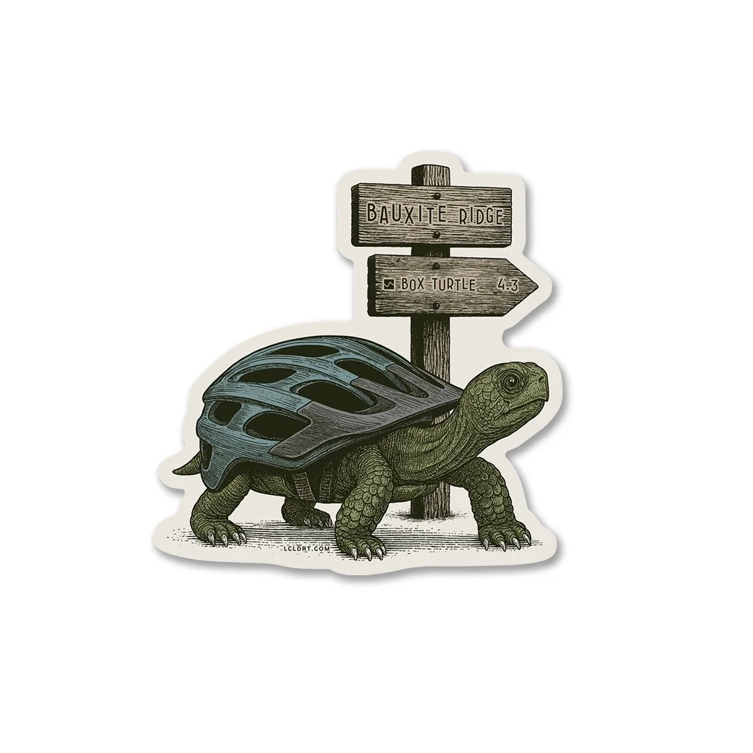 Turtle Shellmet Trailhead Sticker