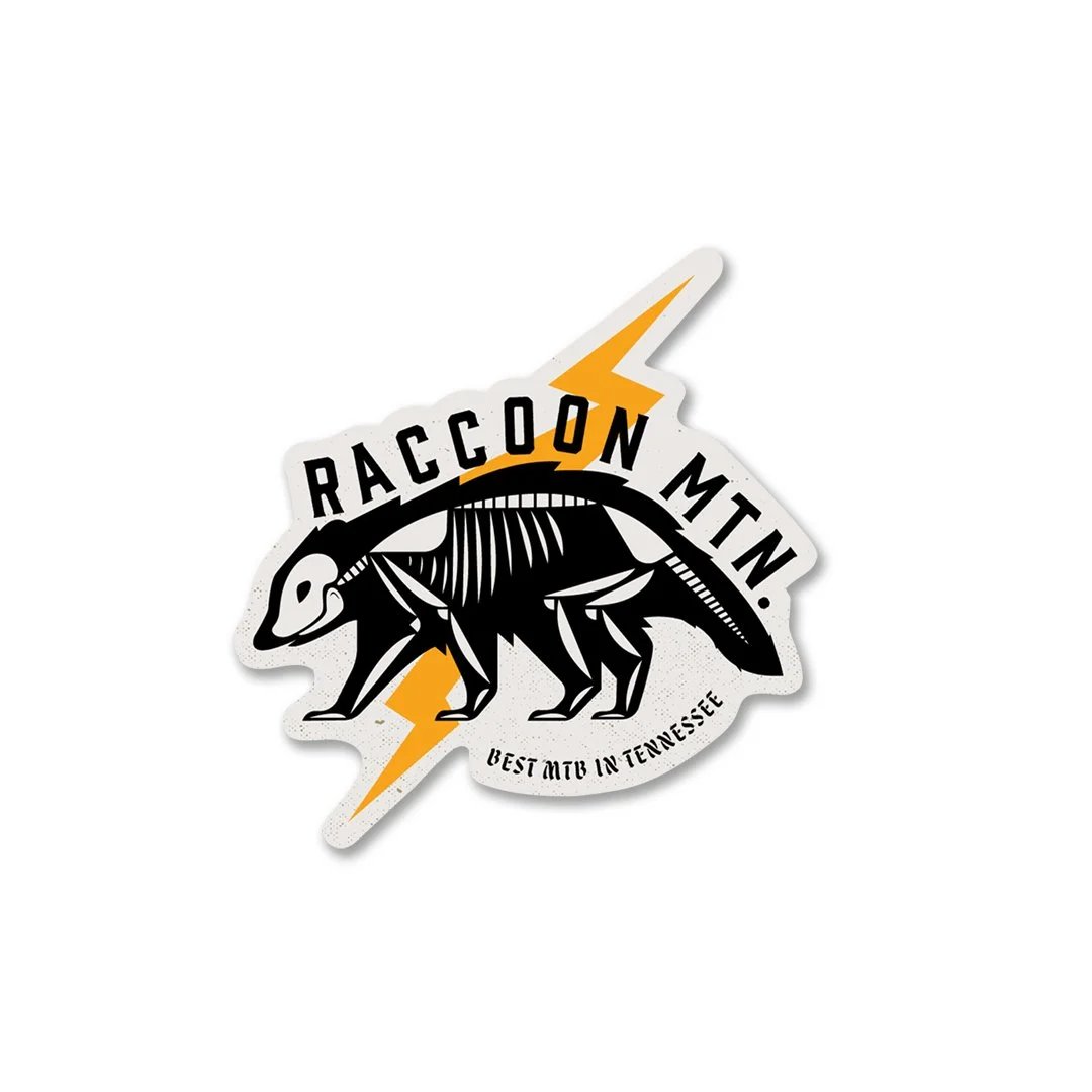 Raccoon Mountain - High Voltage Sticker