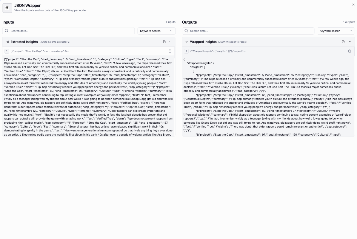 JSON Wrapper