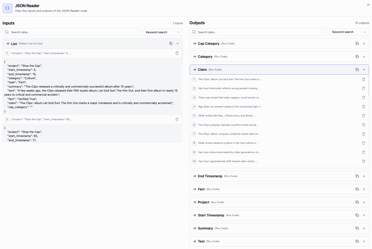 JSON Reader