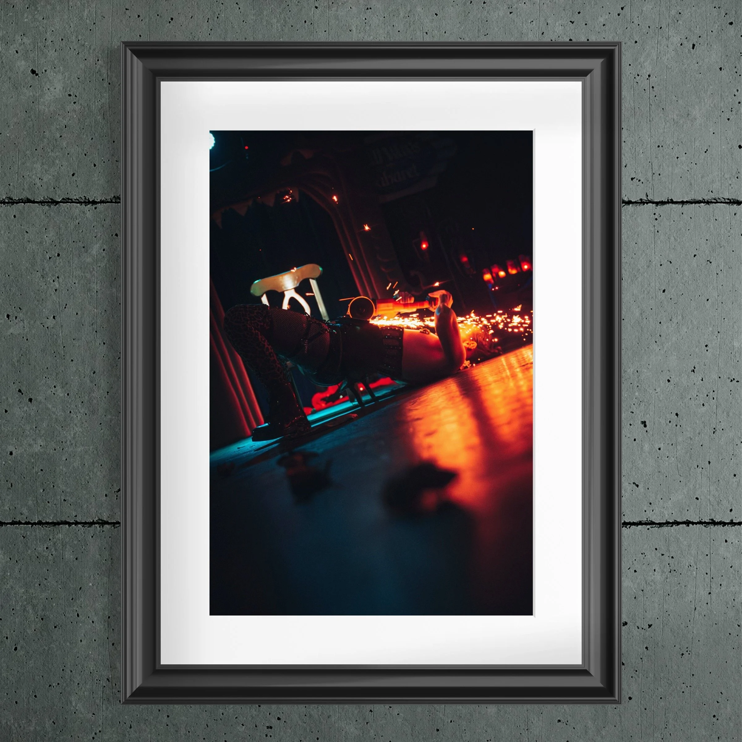 Juju at The Allways Lounge | Burlesque Fine Art Photography | Museum Quality Giclee | Signed and Editioned Print