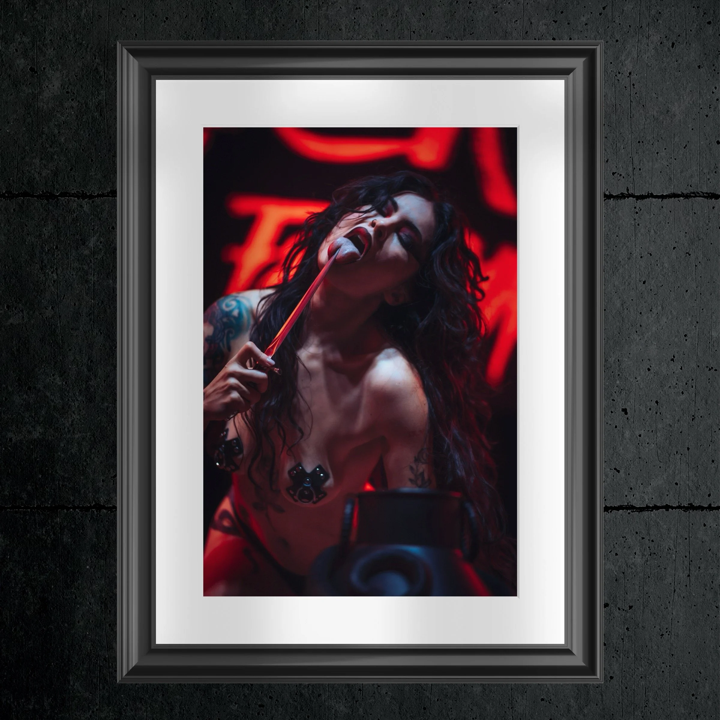 Mandy Mezcal at Teaserfest 2025 | Burlesque Fine Art Photography | Museum Quality Giclee | Signed and Editioned Print