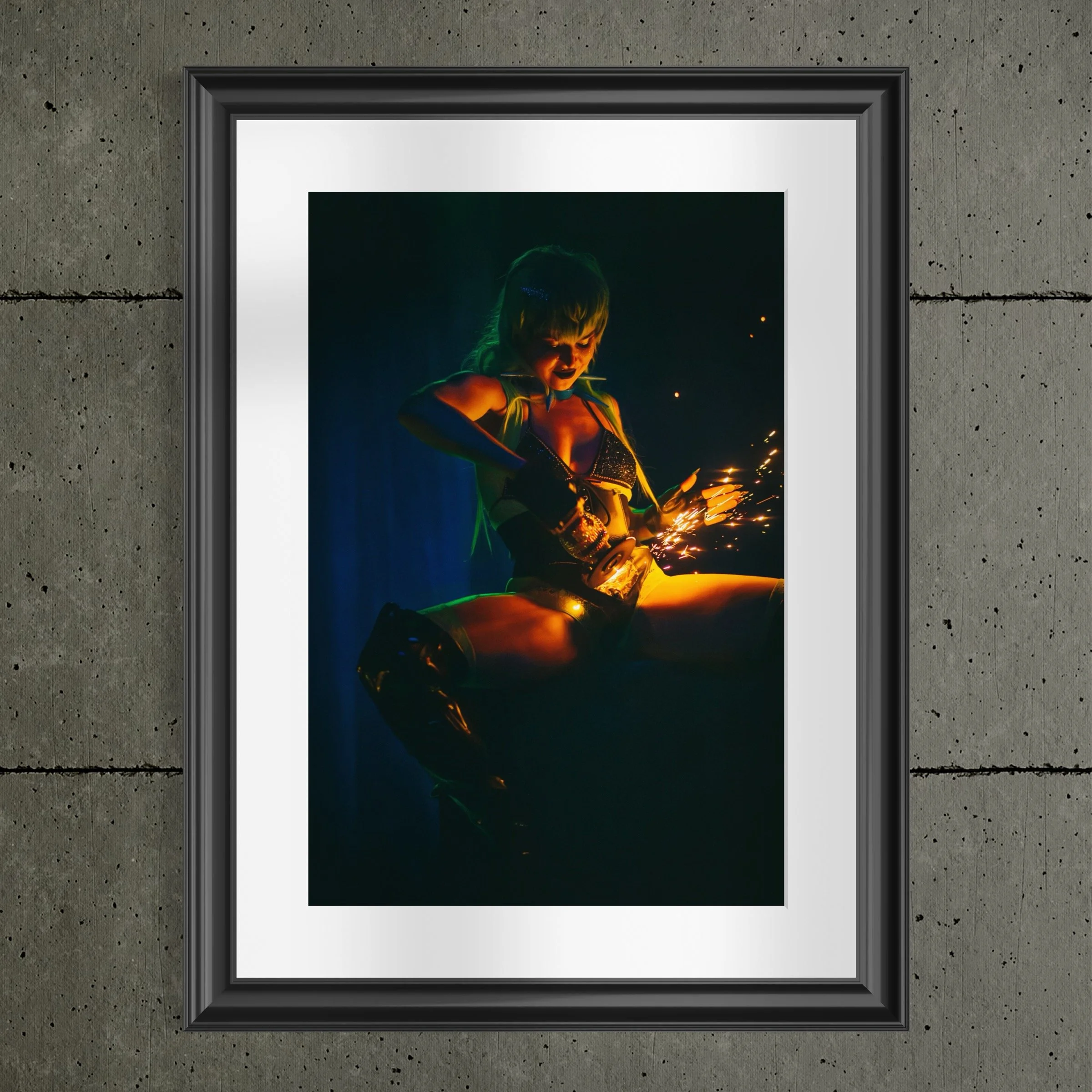 Xena Zeitgeist at The Allways Lounge | Burlesque Fine Art Photography | Museum Quality Giclee | Signed and Editioned Print