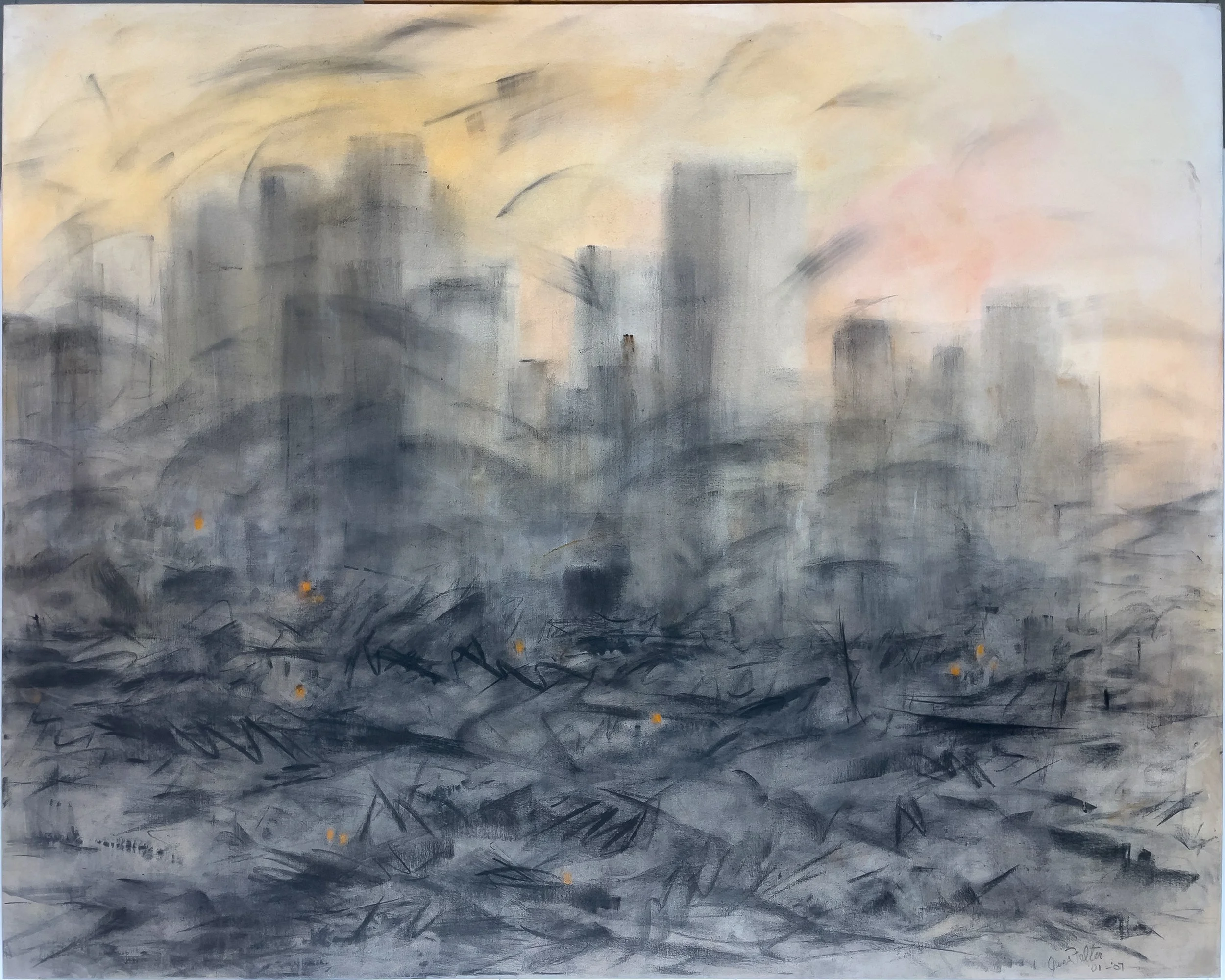 16 World Trade After (acrylic) 2001-7.jpg