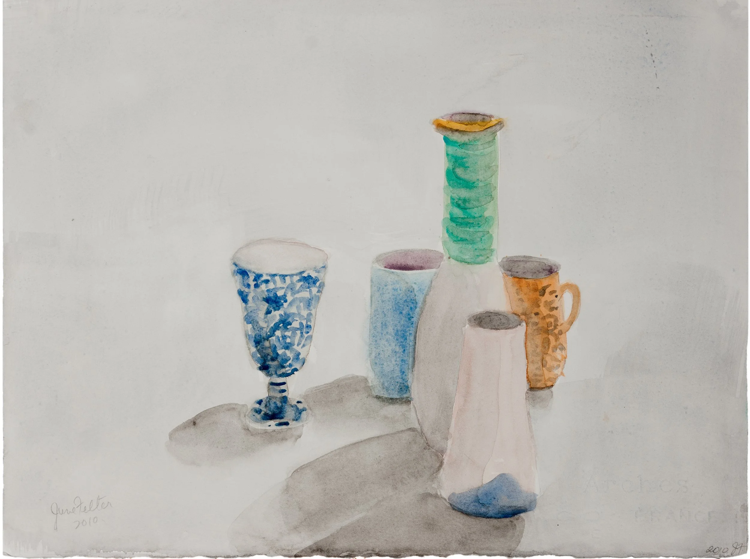 Four Cups & Vase, 2010
