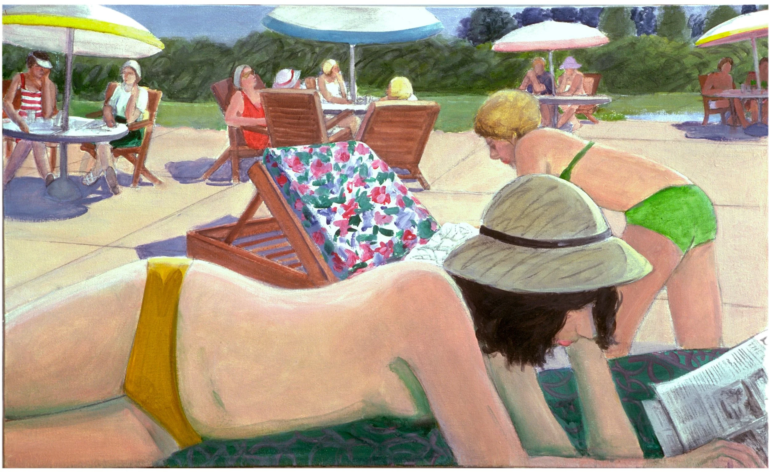 Topless Reader, 1977