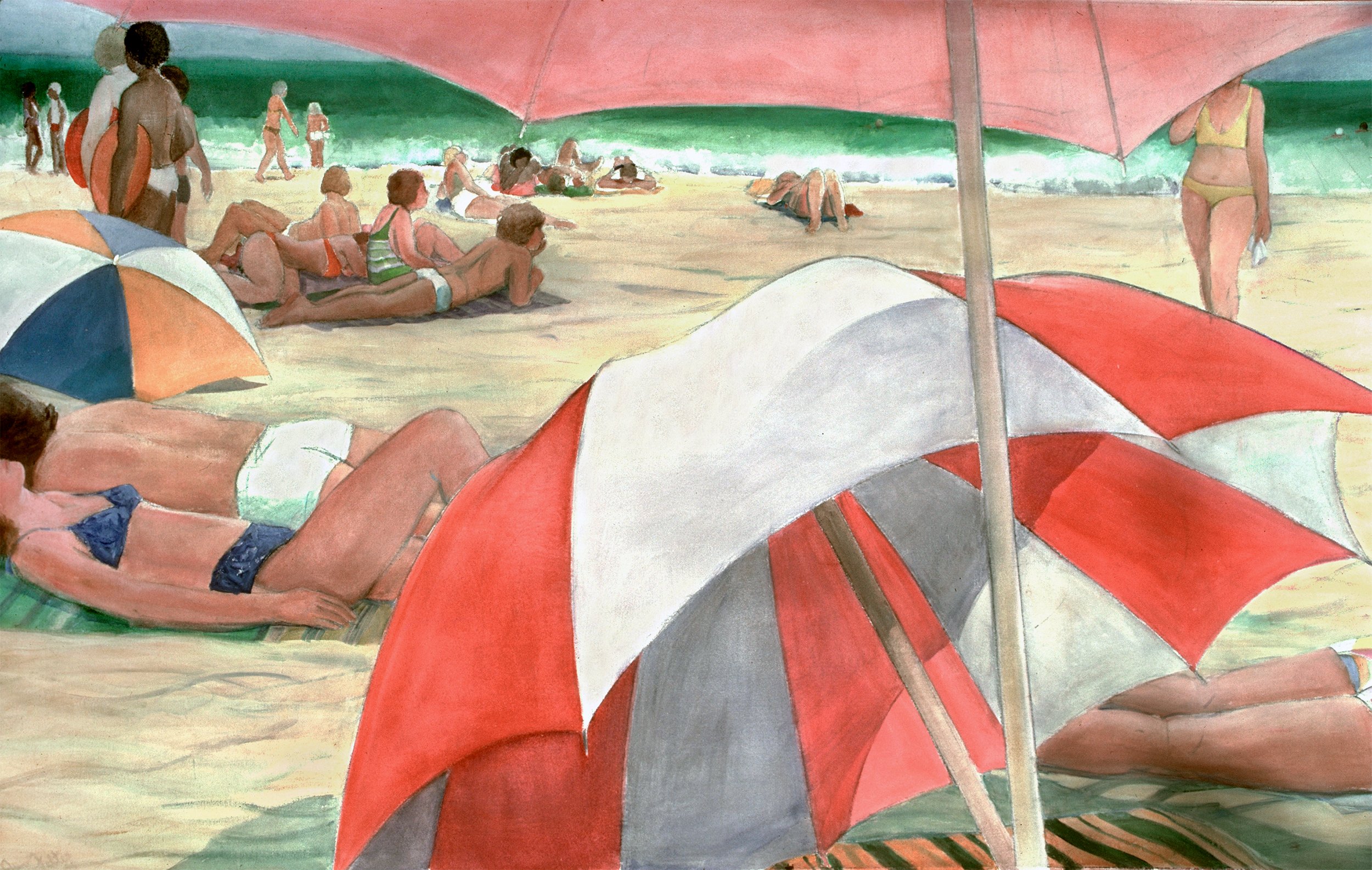 Red White Umbrella, 1978