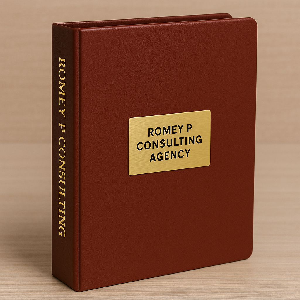 Corporation/LLC Binder