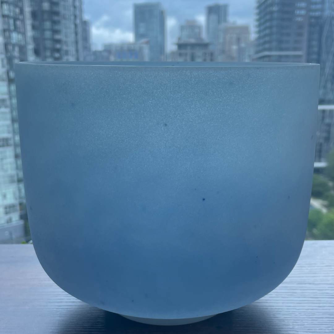 Gemstone Crystal Singing Bowls (Frosted)