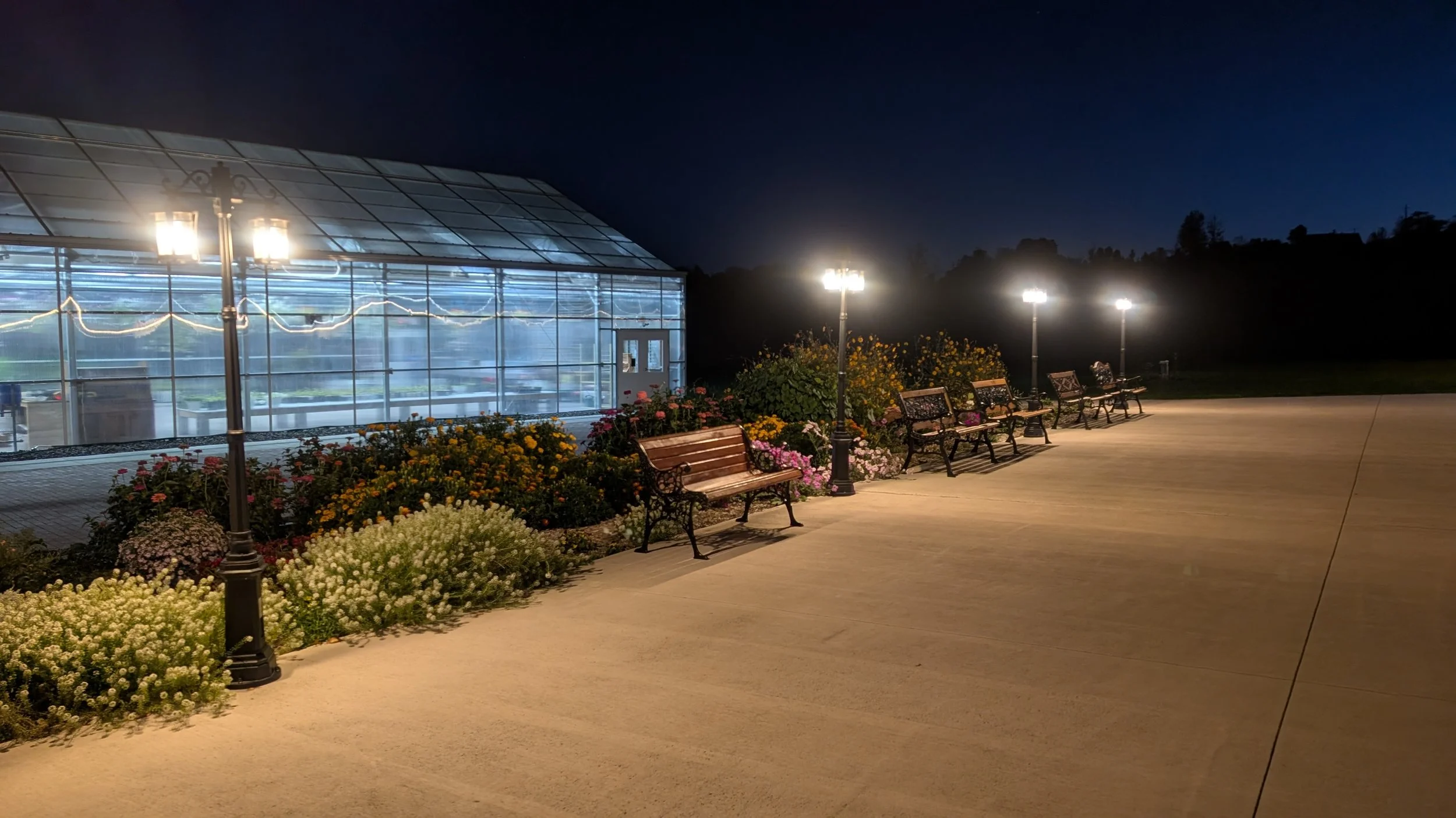 Greenhouse wedding venue PA Patio