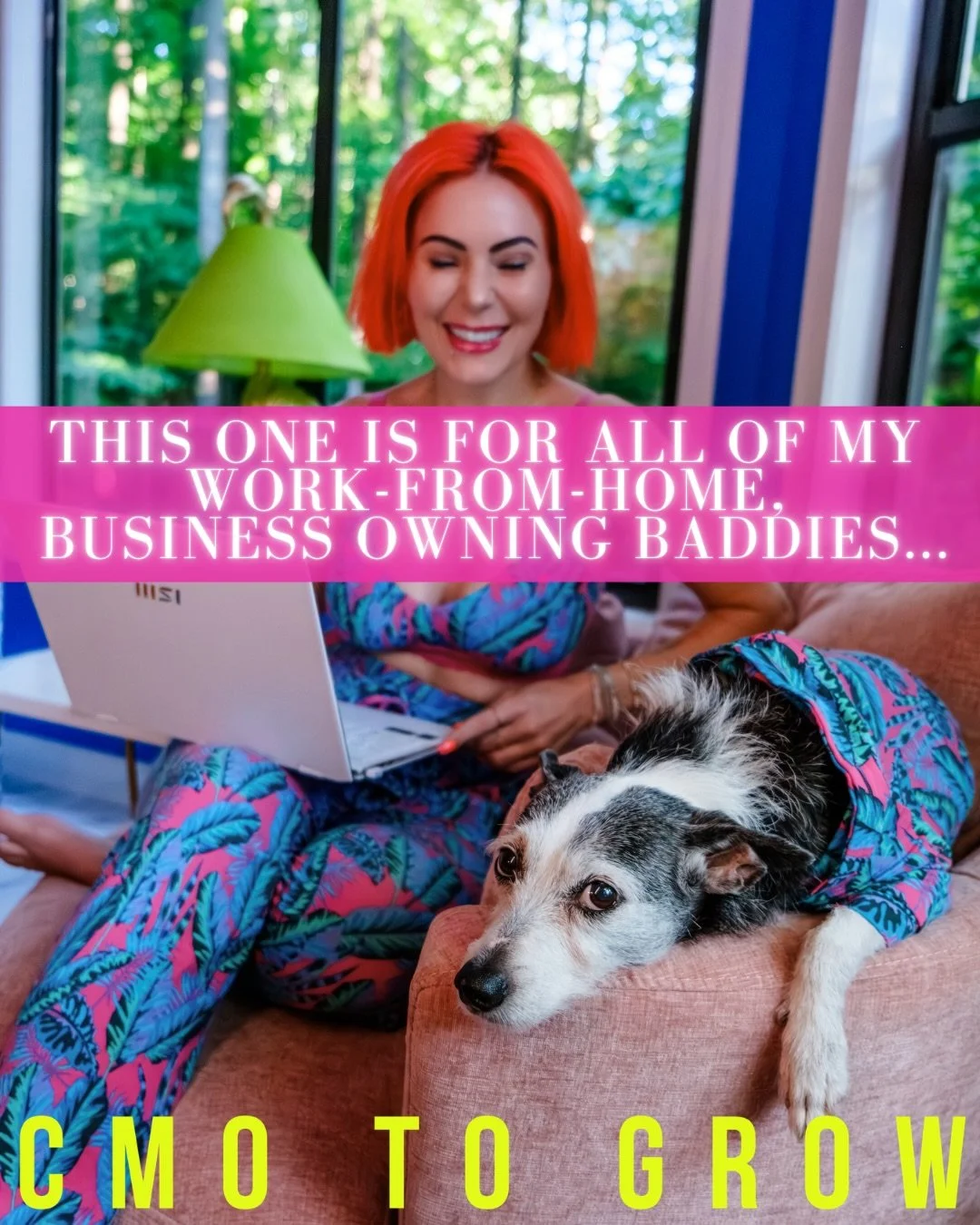 This one is for all of my work-from-home, business owning baddies...⁠
⁠
You&rsquo;ve created a life where you get to set your own schedule, answer client emails with your fur baby by your side, hustle in your pajamas (guilty!)...⁠
⁠
BUT with all that
