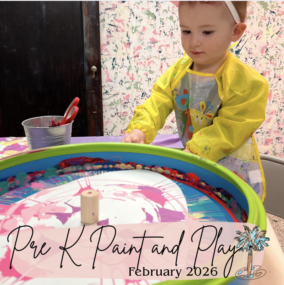Preschool Paint and Play Pass February 2026