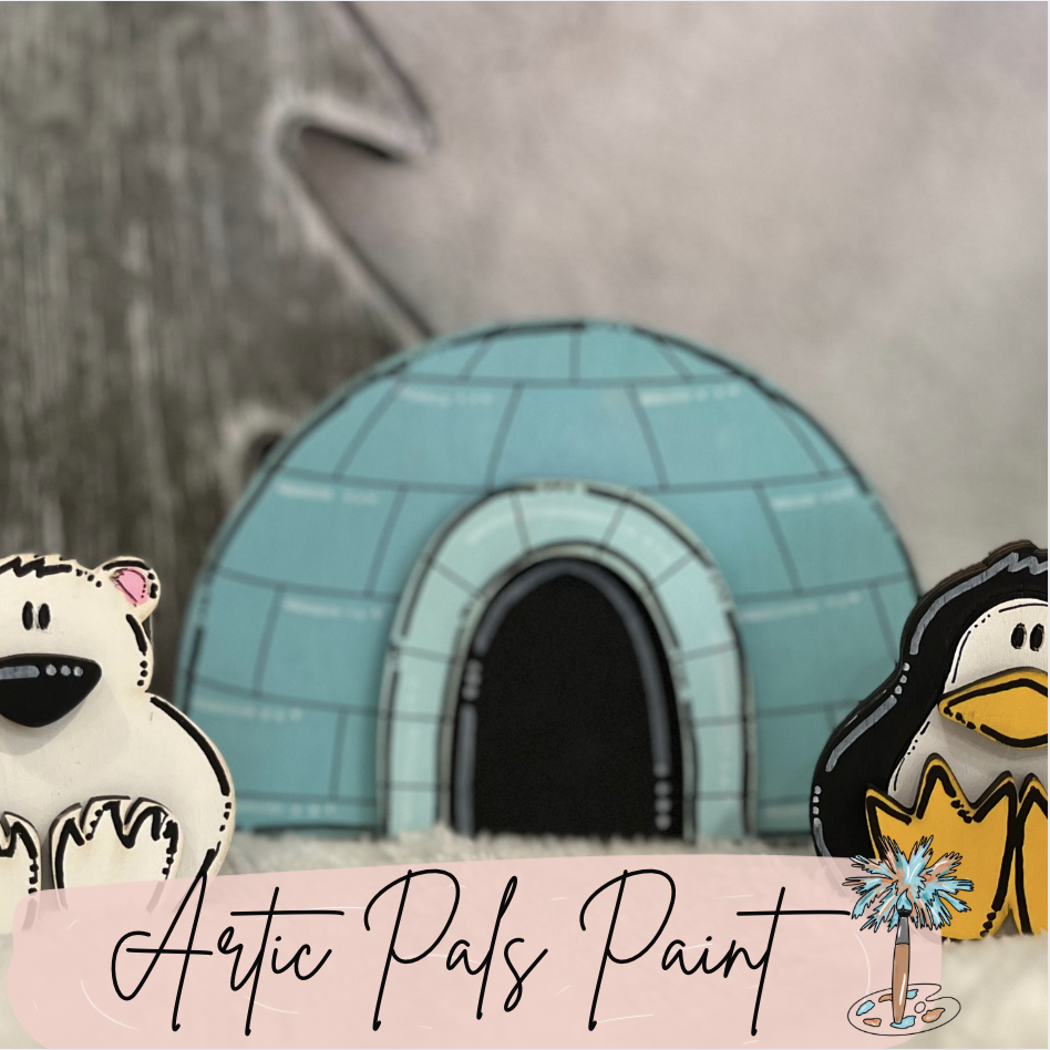 Arctic Pals Wood Paint Workshop