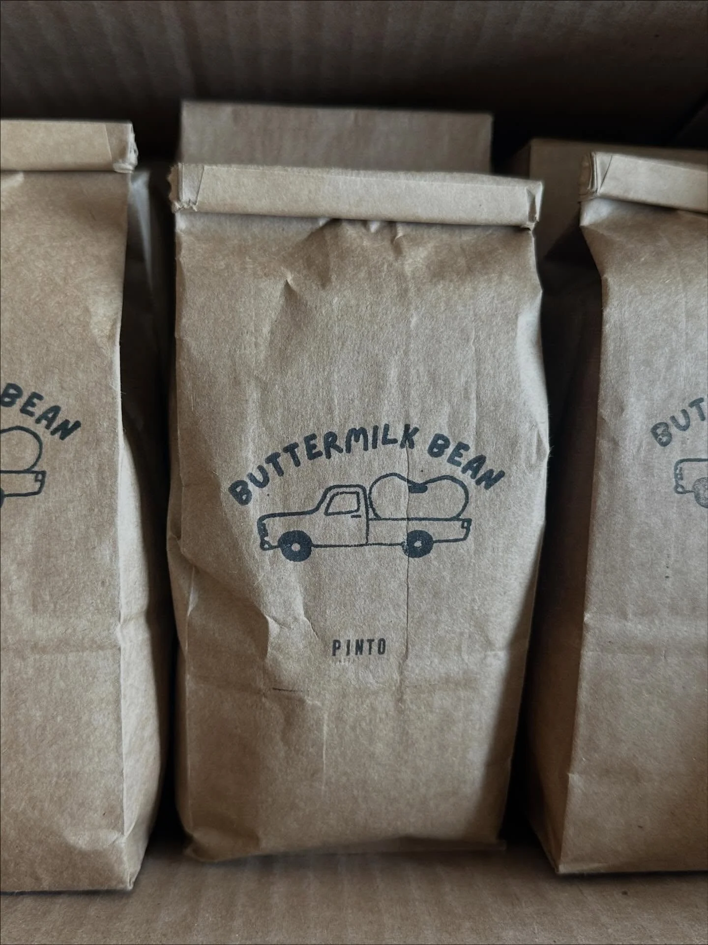 Gah! Sometimes happiness is just a perfect bag of beautiful beans! So grateful for our bean CSA this winter with @buttermilk_bean and our veg CSA with @tributaryfarm 🫘 I love supporting local businesses, especially those that protect our delicate fo