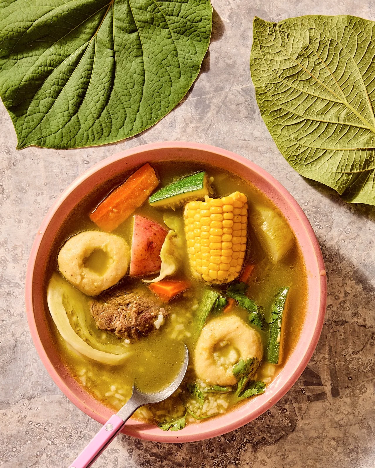 Green Pot Mole with beef for Veracruz All Natural's cookbook. Image by Austin-based food photographer, Mackenzie Smith.