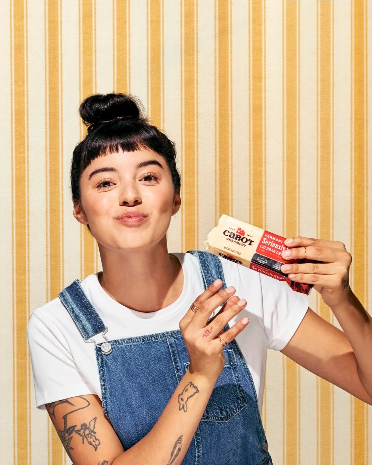 Cabot Creamery, 2025. Food styling by Mary Helen McNally. Wardrobe by Drake Muyinza. Image by Austin-based food photographer, Mackenzie Smith.