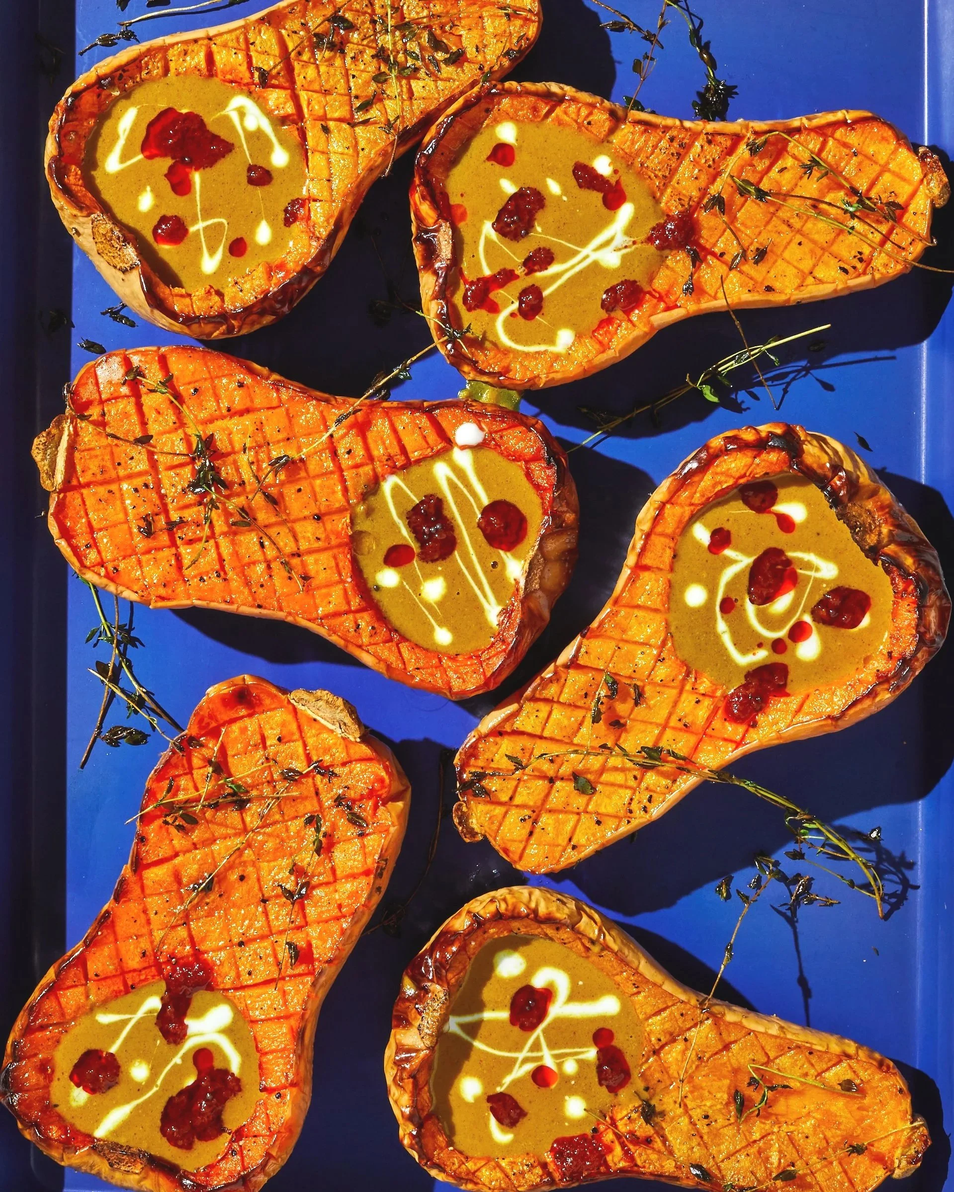 Grilled butternut squash soup. Image by Austin-based food photographer, Mackenzie Smith.