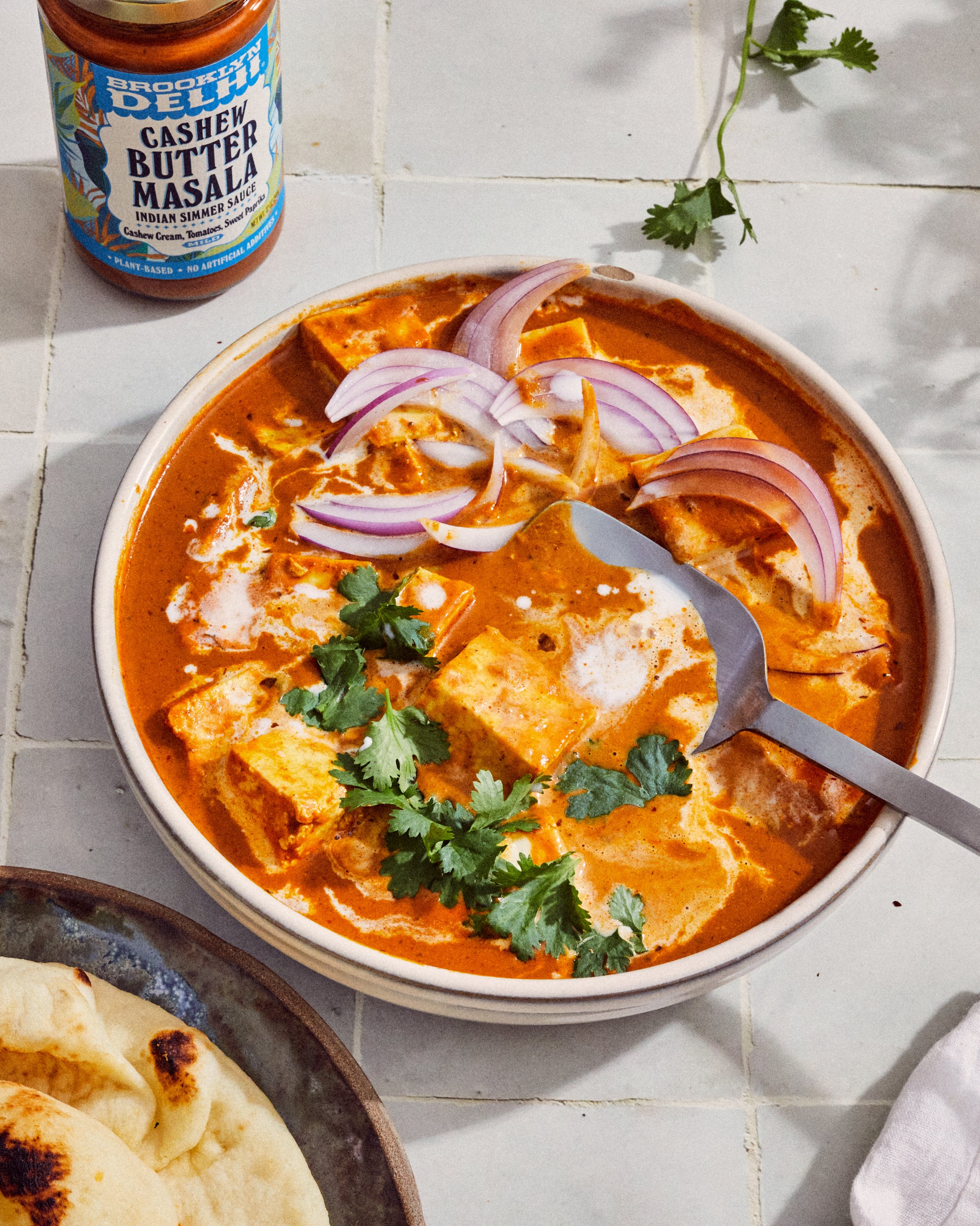 Paneer Masala for Brooklyn Delhi. Food styling by Maite Aizpurua. Image by Austin-based food photographer, Mackenzie Smith.