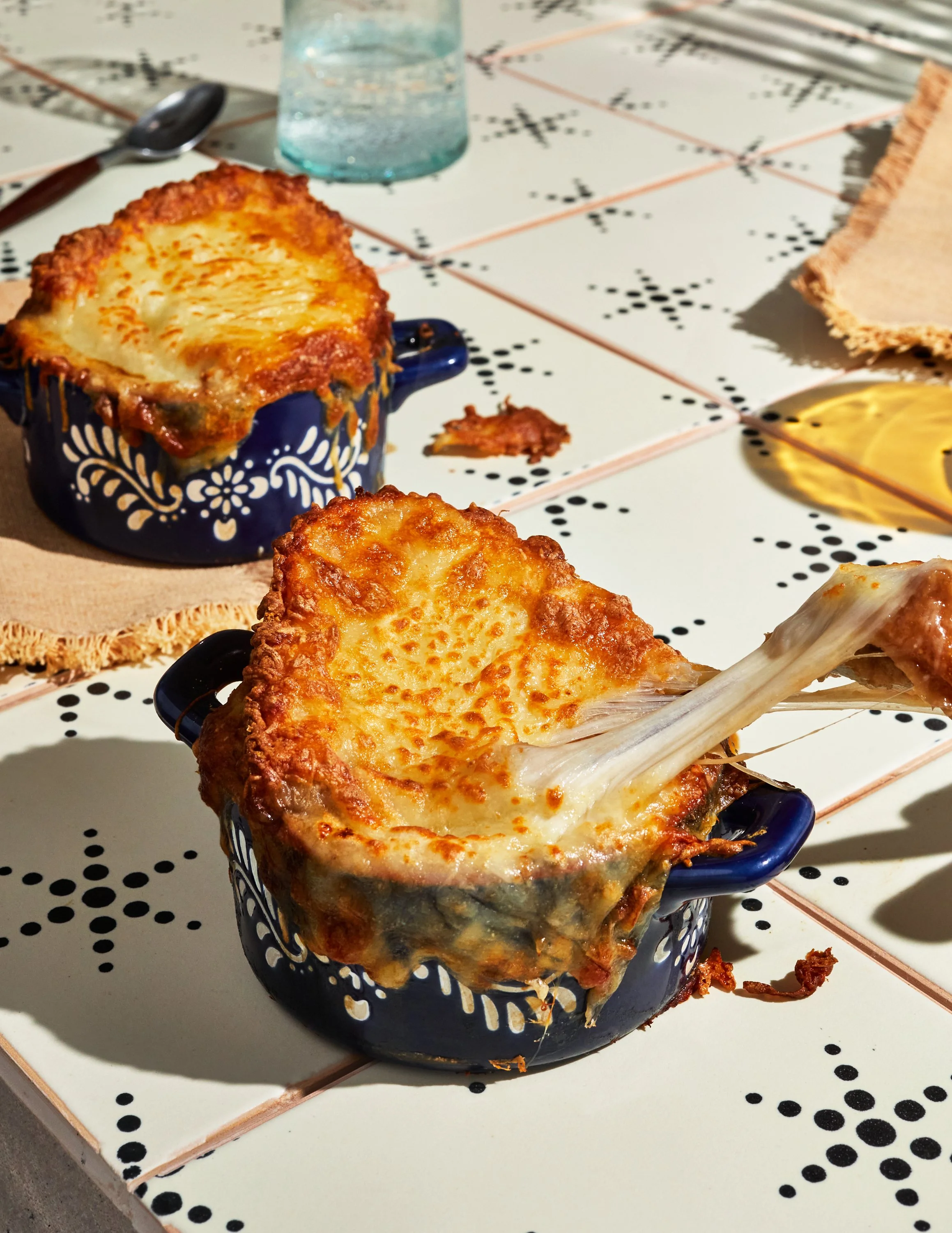 French Onion Soup for Jen Hatmaker's cookbook, Feed These People. Image by Austin-based cookbook photographer, Mackenzie Smith.