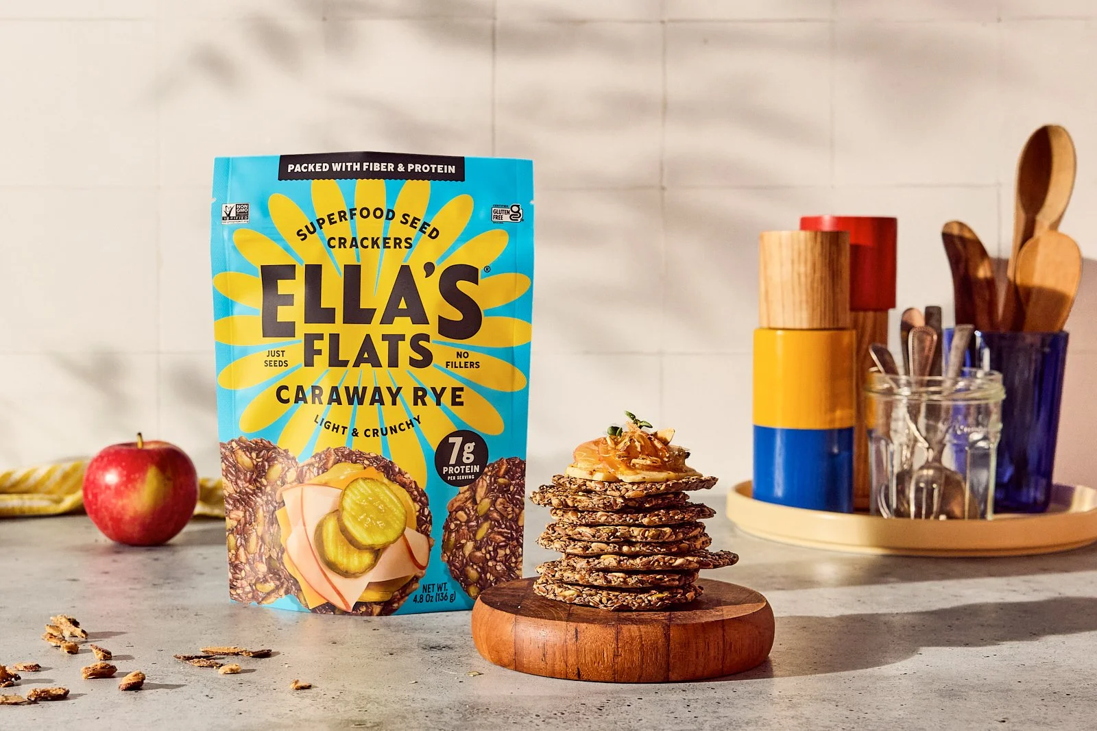 Ella's Flats, Spring 2024. Prop styling by Candice Putter. Food Styling by Ali Mendez. Image by Austin-based food and product photographer, Mackenzie Smith.